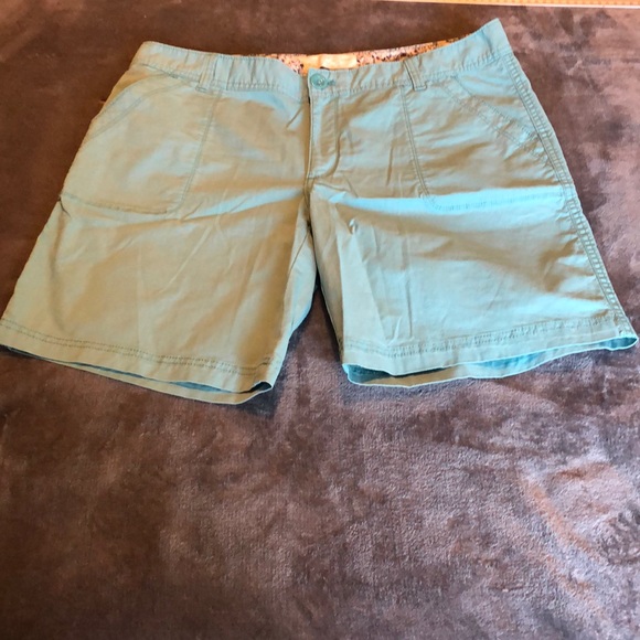 Women’s Eddie Bauer ripstop size 36 waist green shorts - Picture 1 of 10